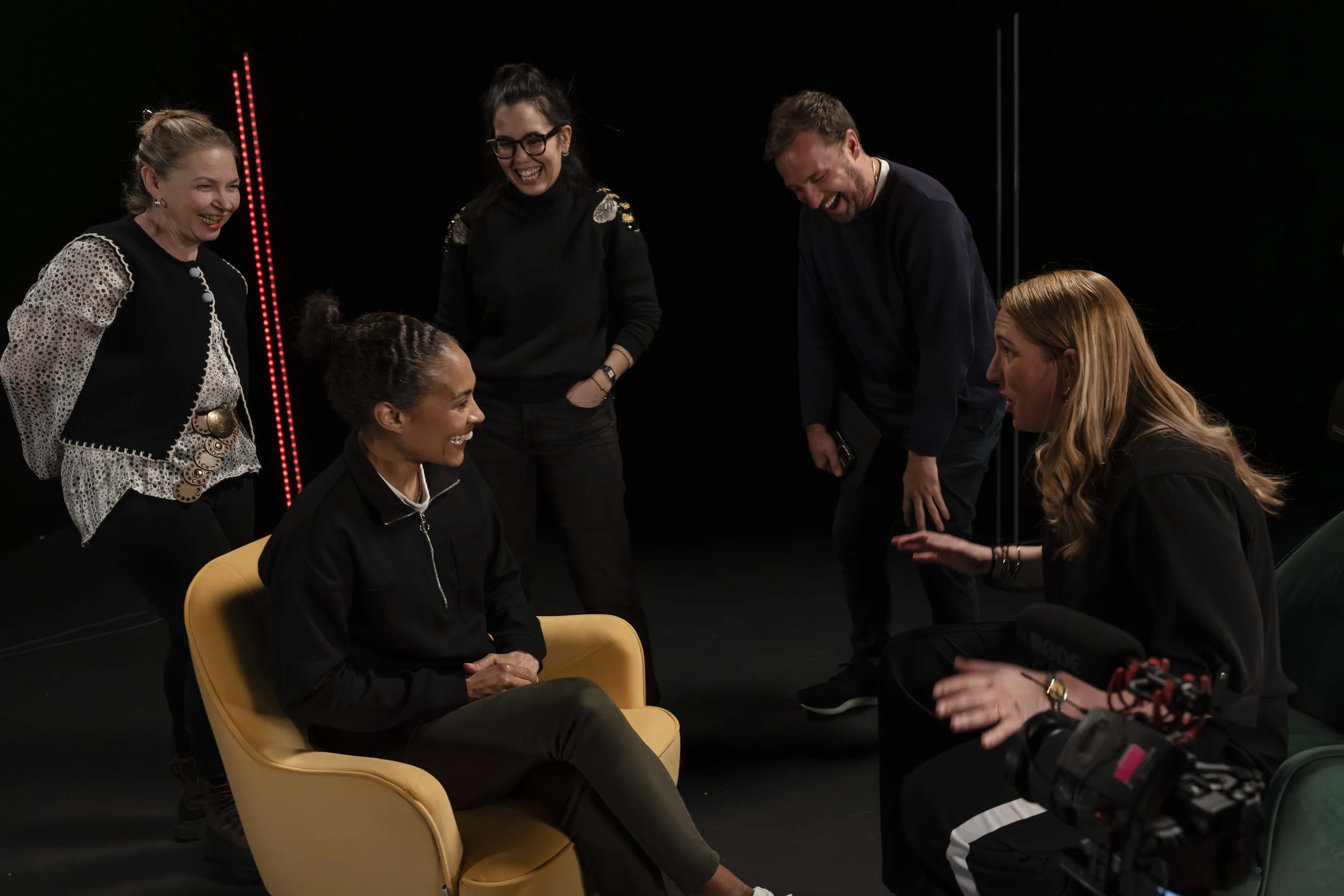 tv,production,series,filmmaker,live,interviews,sport prominents,comedians